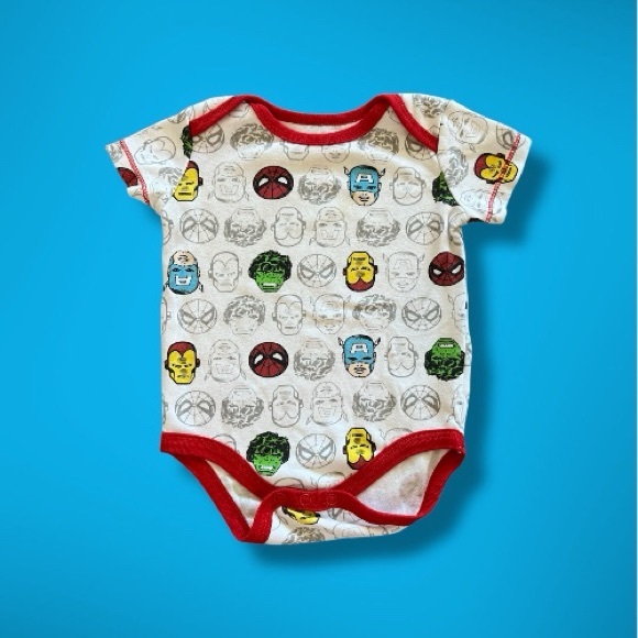 Marvel Superhero Bodysuit Set - Blue, Green, Red - Picture 6 of 6